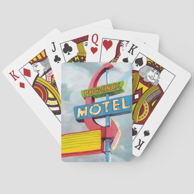 Watercolor Phoenix Motel Casinokort (Baksidan)