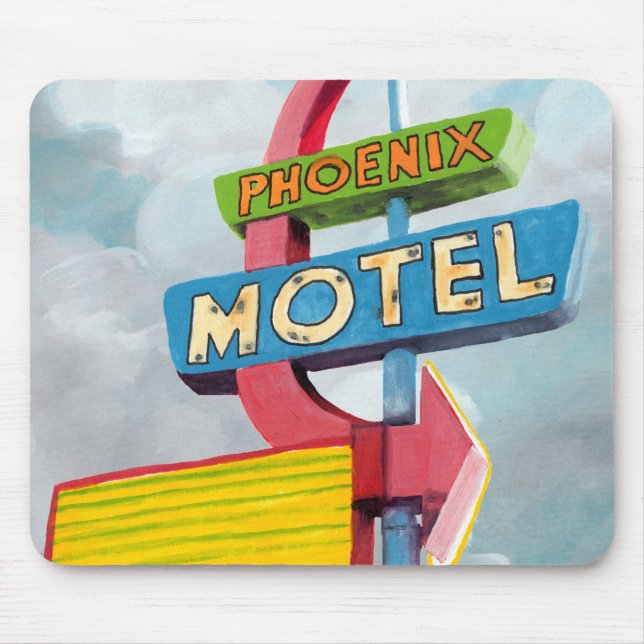 Watercolor Phoenix Motel Musmatta (Framsidan)