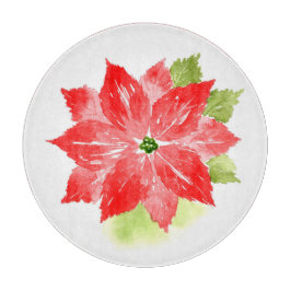Watercolor Poinsettia
