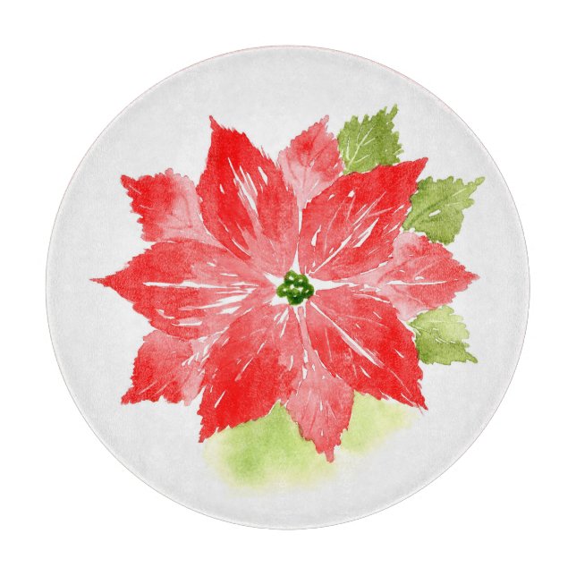 Watercolor Poinsettia (Framsidan)