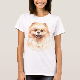 Watercolor Pommern T Shirt