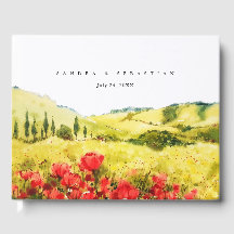 Watercolor Poppy Vår bröllop