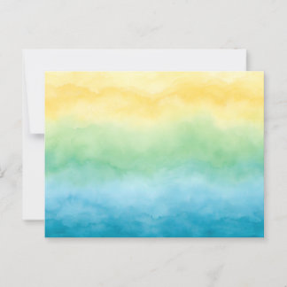 watercolor postcard vykort