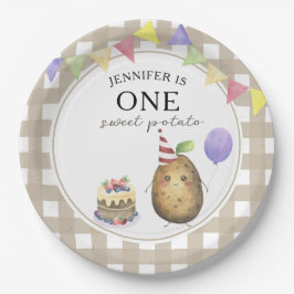 Watercolor Potato 1st birthday