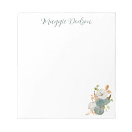 Watercolor Pumpkin Notepad Anteckningsblock