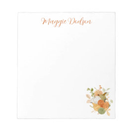 Watercolor Pumpkin Notepad Anteckningsblock