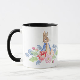 Watercolor Rabbits Bunny Kaffe koppar