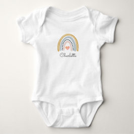 Watercolor Rainbow Baby T Shirt