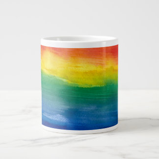 Watercolor Rainbow Big Mugg Jumbo Mugg
