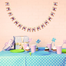 Watercolor Rainbow Bliss Party Vimplar