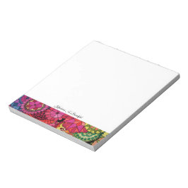 Watercolor Rainbow Färg Mandala Anteckningsblock