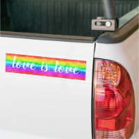 Watercolor Rainbow Kärlek är Kärlek Pride