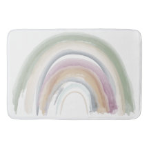 Watercolor Rainbow Muted Färg Boho Chic Shower