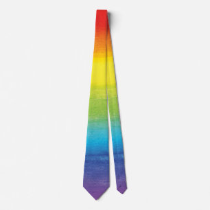 Watercolor Rainbow Pride Bright Vibrant Slips