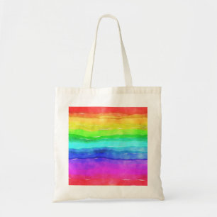 Watercolor Rainbow Rand Tygkasse