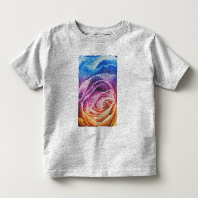 Watercolor Rainbow Ro Tee (Framsida)