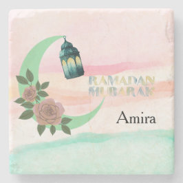 Watercolor Ramadan – Crescent Moon Stenunderlägg
