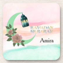 Watercolor Ramadan – Halvmåne