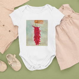 Watercolor Red Chile Ristra New mexico T Shirt