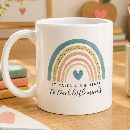 Watercolor Regnbåge Lärarskattskål Kaffemugg