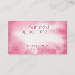 Watercolor ro avtalade tider affärskort visitkort