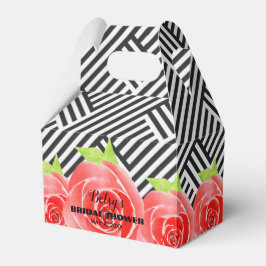 Watercolor Ro Black White Rand Derby Gable Presentaskar