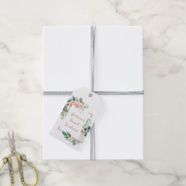 Watercolor Ro Guld Rosa Glitter Sweet sixteen Presentetikett