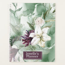 Watercolor Ro, Lily, Magnolia