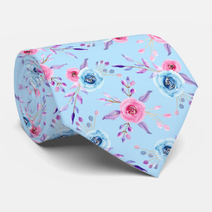 Watercolor Ro Mönster Blue Slips