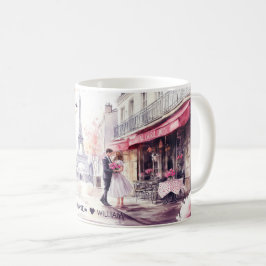 Watercolor Romancing i Paris par Namn Kaffemugg