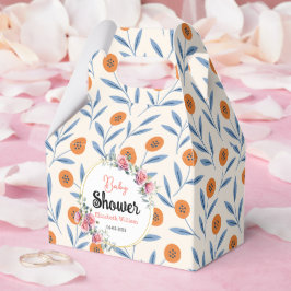 Watercolor Roses & Eucalyptus Baby Shower Presentaskar