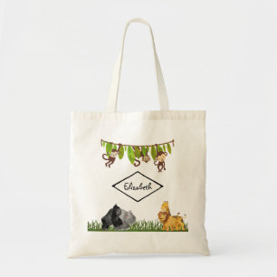 Watercolor Safari Jungle Animal Illustration Tygkasse