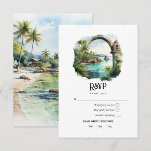 Watercolor Samaná Peninsula Destination Wedding OSA Kort