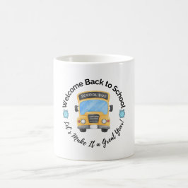 Watercolor School Bus Mug Kaffemugg