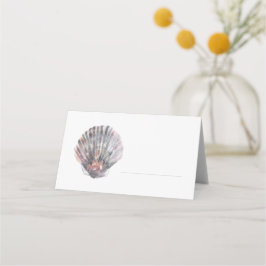 Watercolor Sea Shell Place Card  Placeringskort