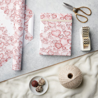 watercolor seamless pattern featuring numerous sof presentpapper