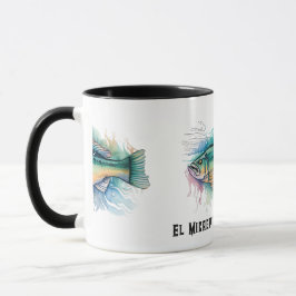 Watercolor Series: Bass Mugg
