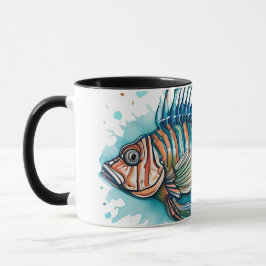 Watercolor Series: Lionfish Mugg