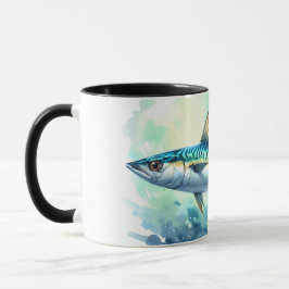 Watercolor Series: Mackerel Mugg