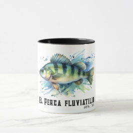 Watercolor Series: Perch Mugg