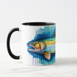 Watercolor Series: Trout/Salmon Mugg