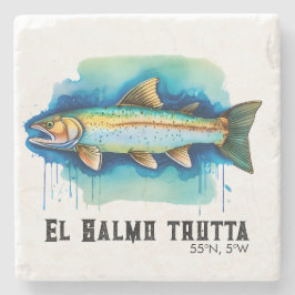 Watercolor Series: Trout/Salmon Stenunderlägg