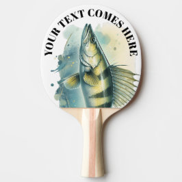 Watercolor Series: Zander/Walleye Pingisracket