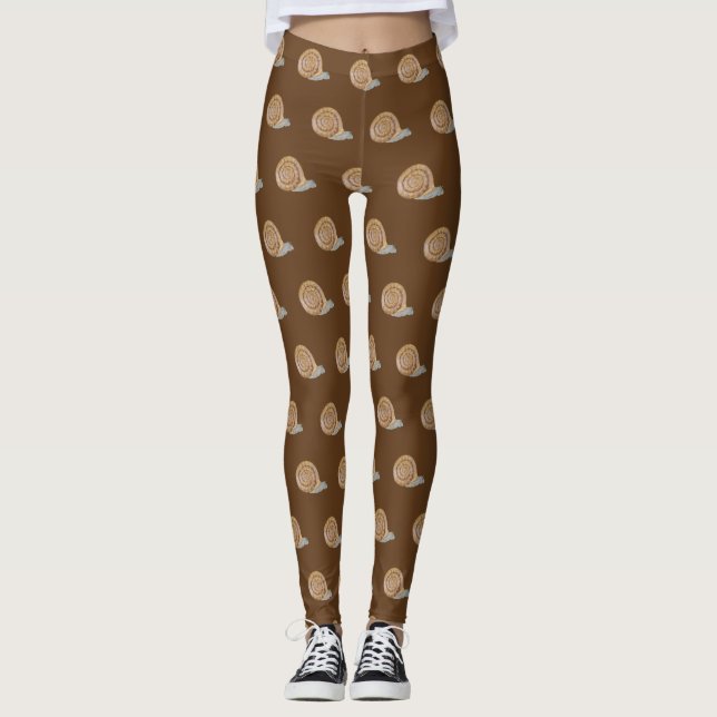 Watercolor Snigel Leggings (Framsida)