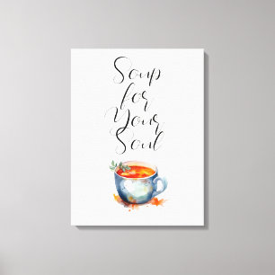 Watercolor Soppa för Soul Canvastryck