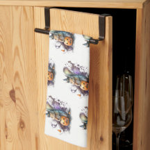 Watercolor Squirrel Halloween