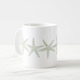 Watercolor Starfish Trio Kaffemugg