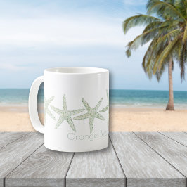 Watercolor Starfish Trio Kaffemugg