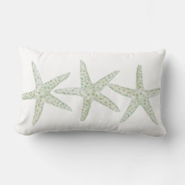 Watercolor Starfish Trio Lumbarkudde