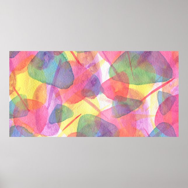 Watercolor struktur poster (Framsidan)